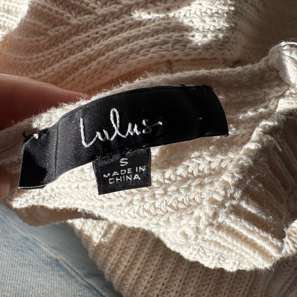 Let's Get Away Cream Knit Twist Back Tank Top - Picture 4 of 6